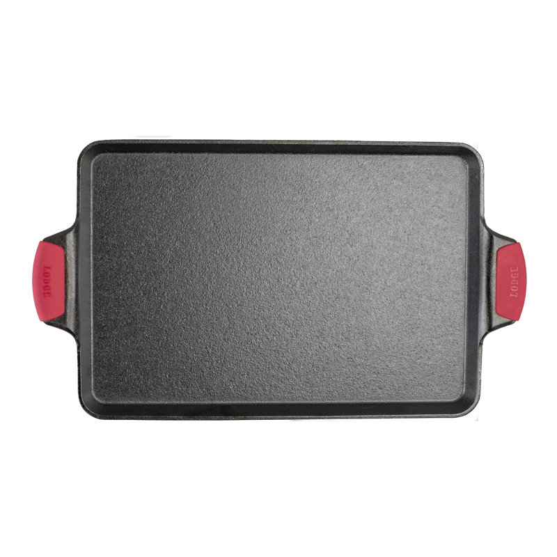 15.5"X10.5" Cast Ironbaking Pan W/Grip