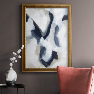 Indigo Imprint I - reproduction d'art sur toile