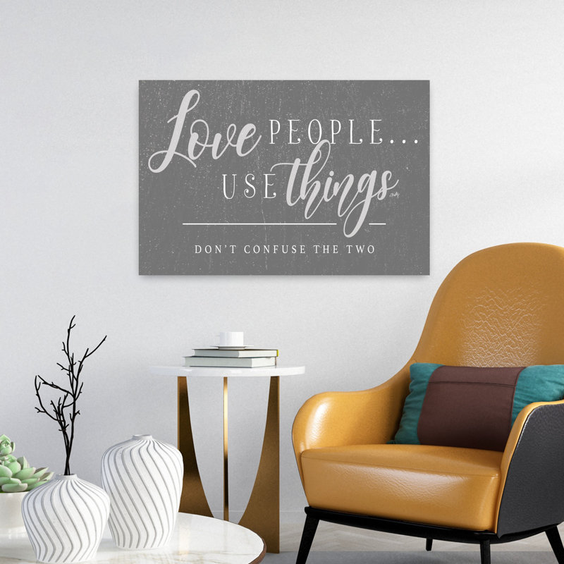 «Love People», art contemporain abstrait, H 24 po x l 16 po
