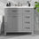 Meuble-lavabo simple 36 po avec tiroirs pratiques