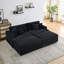 Upholstered Sofa With Footrest And Throw Pillows-78697871