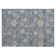 Machine Washable Indoor/Outdoor Christmas Snowflake Xhevrie Gray Rug