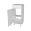 Meuble-lavabo blanc avec 1 porte et 2 tablettes de rangement-117825186