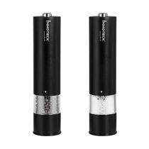 One-Touch Stainless Steel Electronic Salt and Pepper Mill Set of Two, Jean  Patrique Professional Cookware