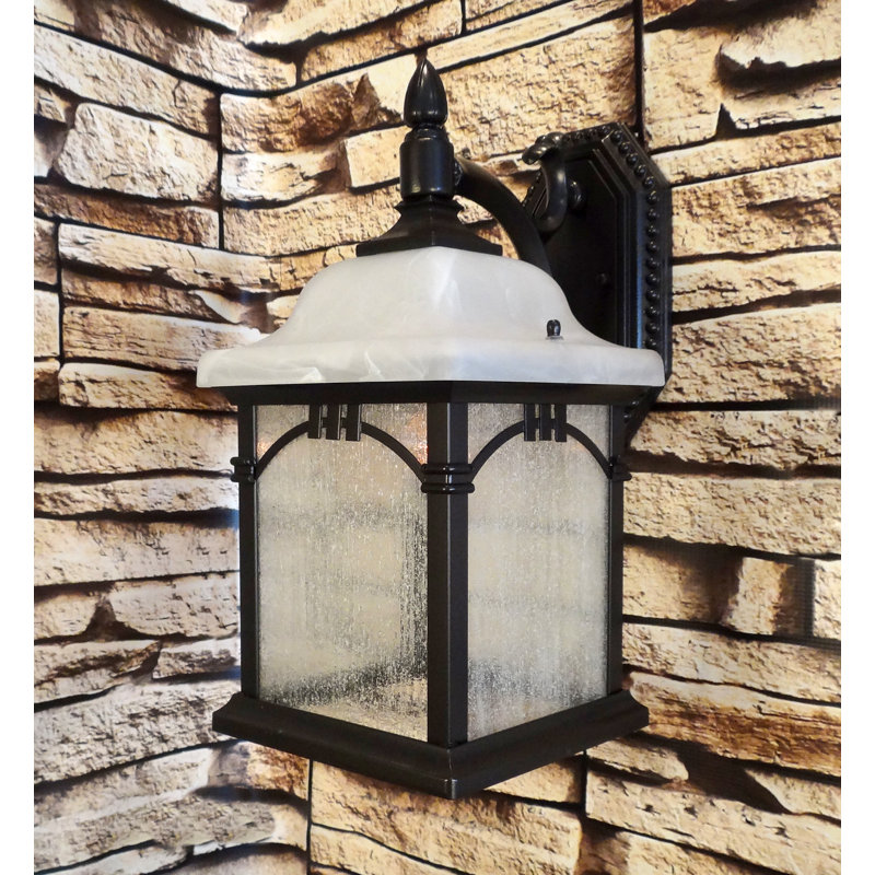 Lanterne murale d’extérieur 1 luminosité Sonoma, Cuivre, H 19,375 po x l 10 po