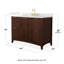 Meuble-lavabo simple avec plateau en quartz Palmilla-124972397-124972398-124972403