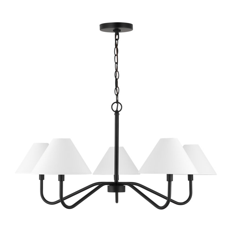 Eldon Large Chandelier, Midnight Black