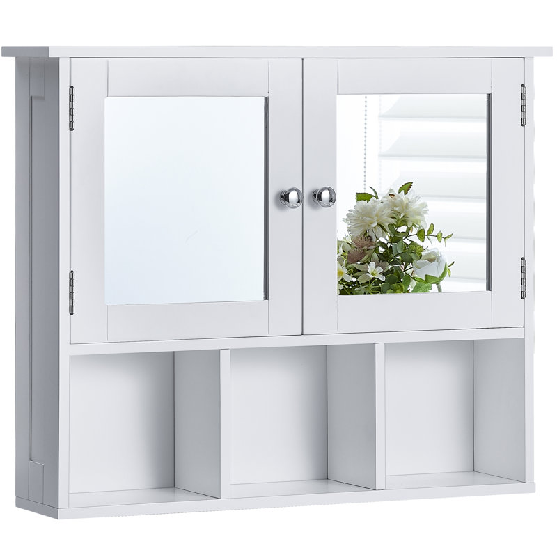 60cm x 50cm Surface Mount Mirror Cabinet