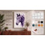 Purple Horse Profile Modern - Wrapped Canvas-54550297-54550300