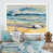 Toile blanche avec cadre photo