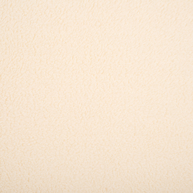 Andee Velvet Upholstered Bench, Cream Faux Shearling