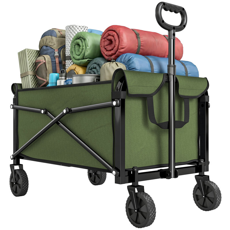 Camping Trailer, Green