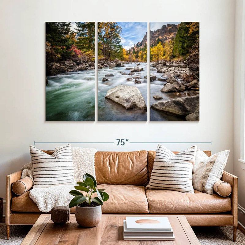 Alvord Teton River Rush, 42" H x 65" W