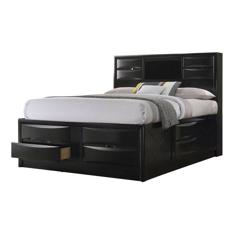 4-piece California King Bedroom Set Black