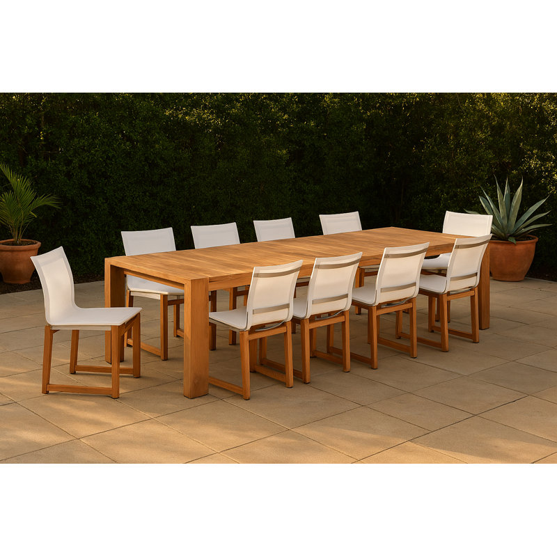 Tulum Rilo Patio Dining Side Chair, White