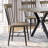 Zerlene Slat Back Solid Wood Dining Chair-2000060323