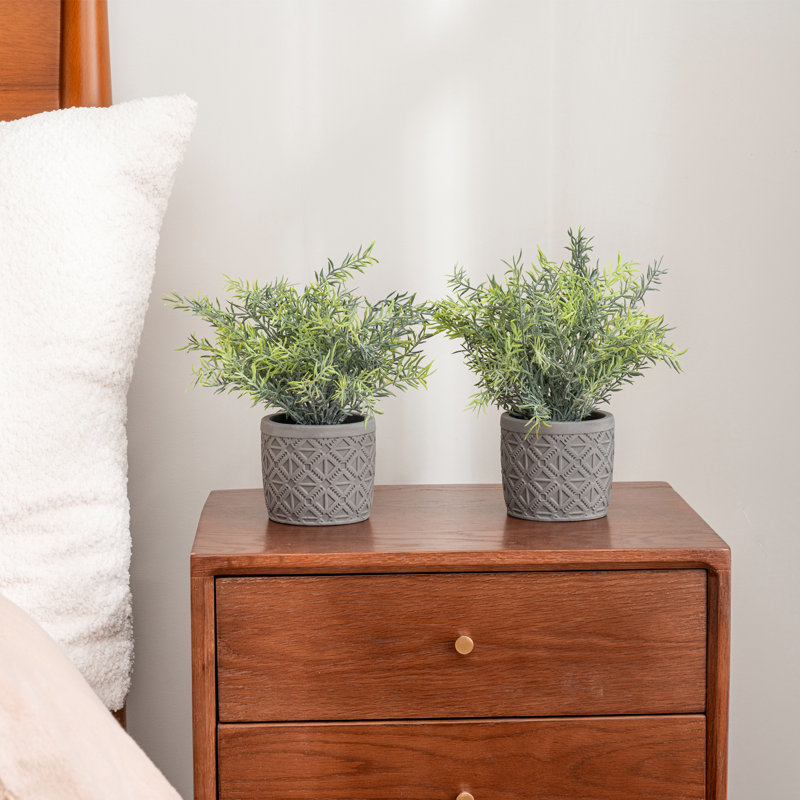 2 pièces de plantes artificielles artificielles pour l'intérieur
