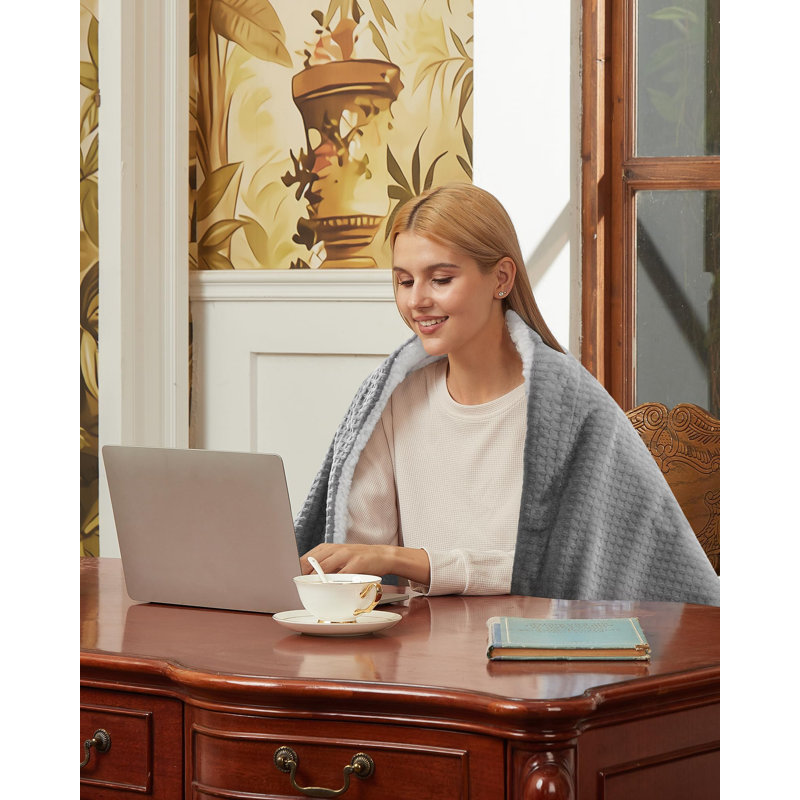 Throw Blanket, 130cm W x 160cm L, grey