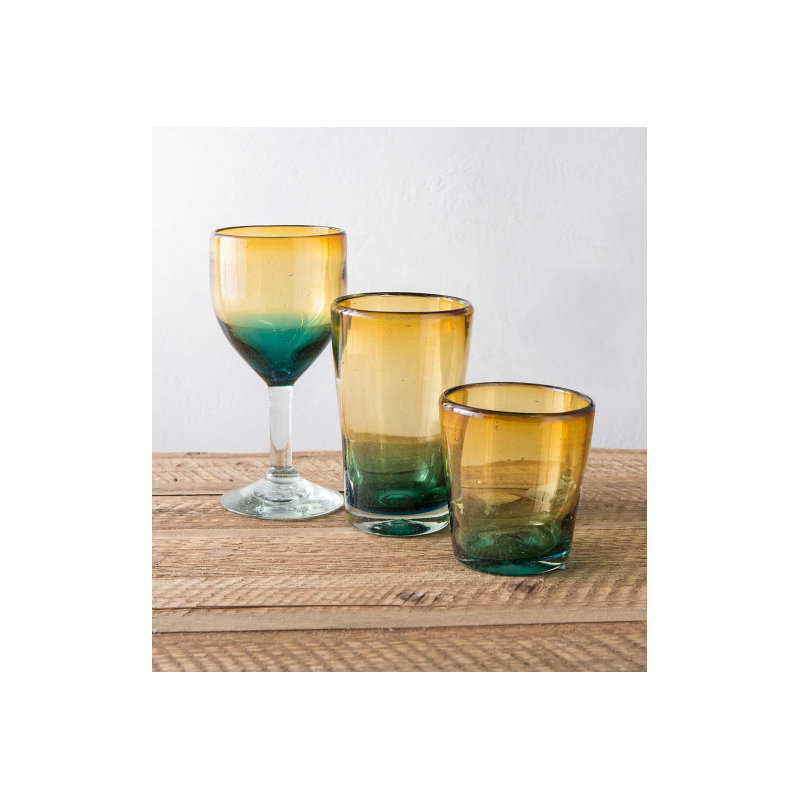 À pied en verre 8 oz Chumbley