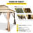 11 Ft. x 11 Ft. Metal Patio Gazebo