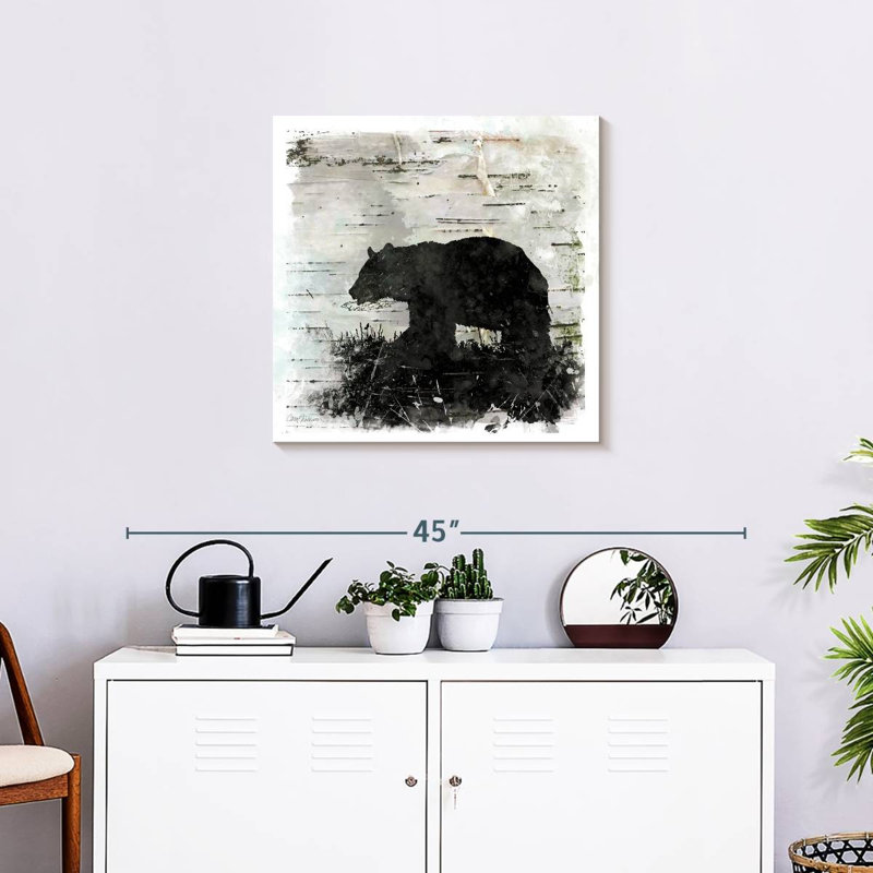 Brampt Birchbark Bear, 24" H x 24" W