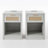 Arianna 25" H 1-Drawer Manufactured Wood Nightstand with Built-In Outlets (Set of 2)-1644369111