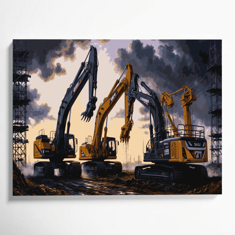 Art de transport sur toile mauve, H 20 po x l 24 po