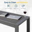 Table basse d'extérieur en aluminium 43 po-335635725