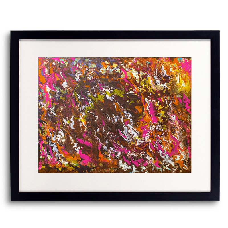 Welcome To Life by Alicia Lopez, Black Framed Canvas, 24" H x 32" W