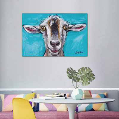 Gizmo The Goat - Wrapped Canvas Painting