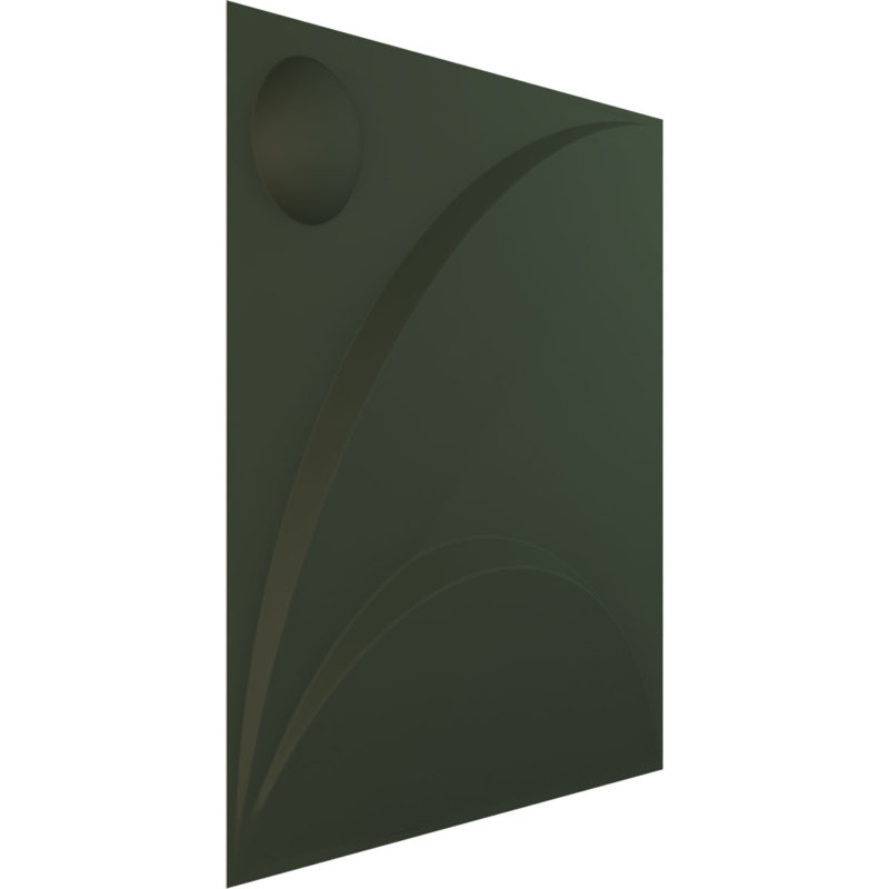 Panneau mural blanc 19,625 "H x 19,625", Vert club de chasse satiné UltraCover