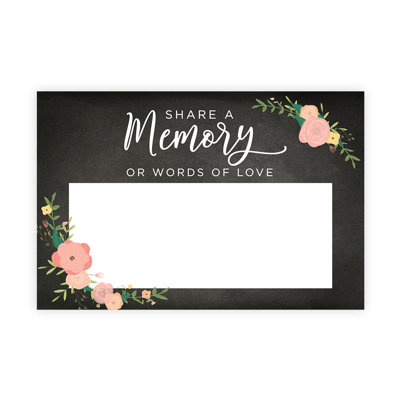 Floral Roses Share a Memory Cards
