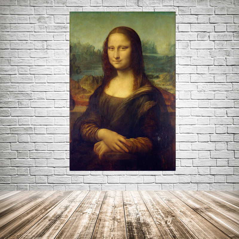 Mona Lisa by Leonardo Da Vinci - Wrapped Canvas Print, 46cm H x 31cm W