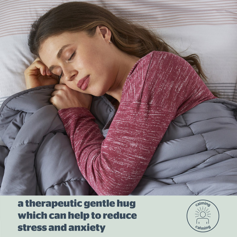 Silentnight Wellbeing Collection Weighted Blanket, 9Kg