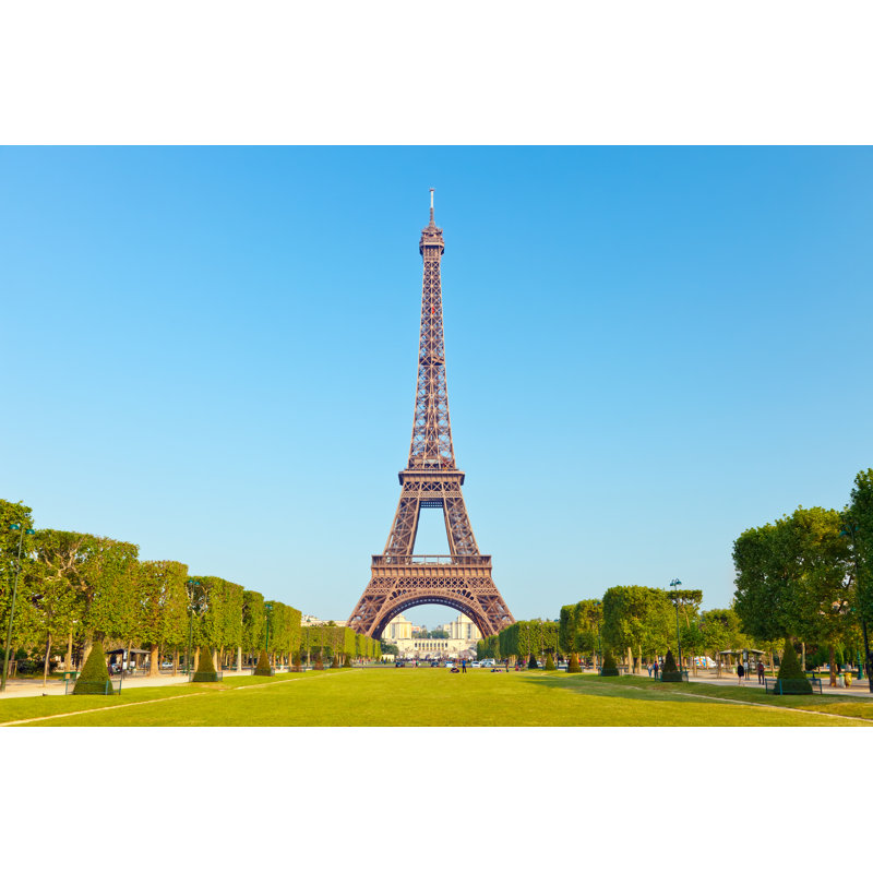 Eiffel Tower by Sborisov - Wrapped Canvas Print, 30cm H x 46cm W
