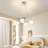 21.6" Crystal LED Round Chandelier with 4-Light