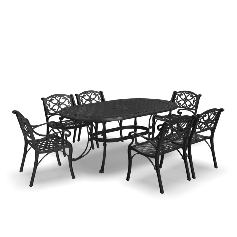 Ensemble de salle à manger Saoirse, Noir antique