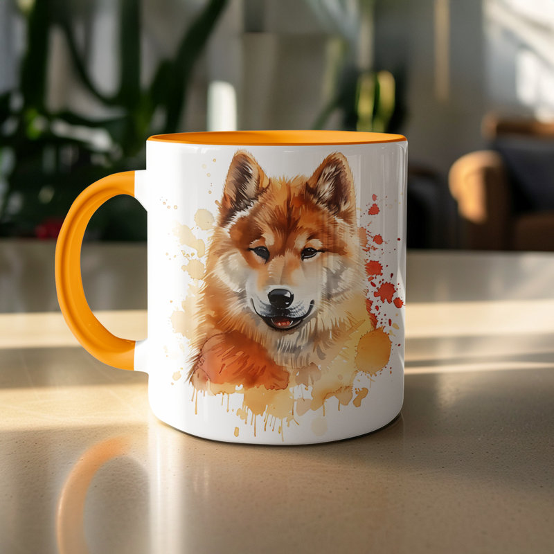 Mug, Orange, 4