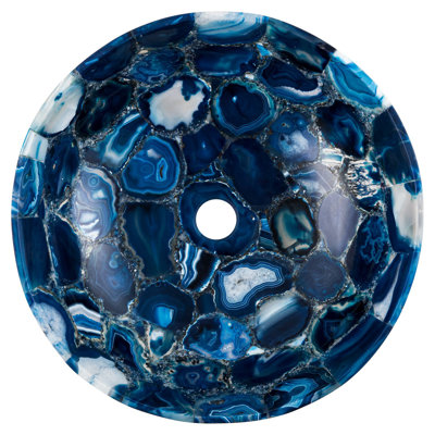 Bloomsbury Market Dwight 490 mm L x 490 mm W Stone Circular Sink