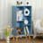 5 Cube Bookshelf,Wooden Modern Bookcase With Legs
