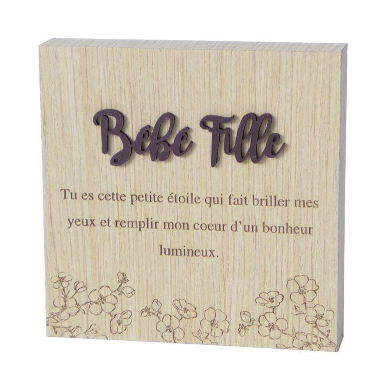 Plaque Bebe Fille