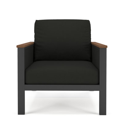 Townsend Metal Outdoor Lounge Chair with Sunbrella Cushions by Birch Lane
