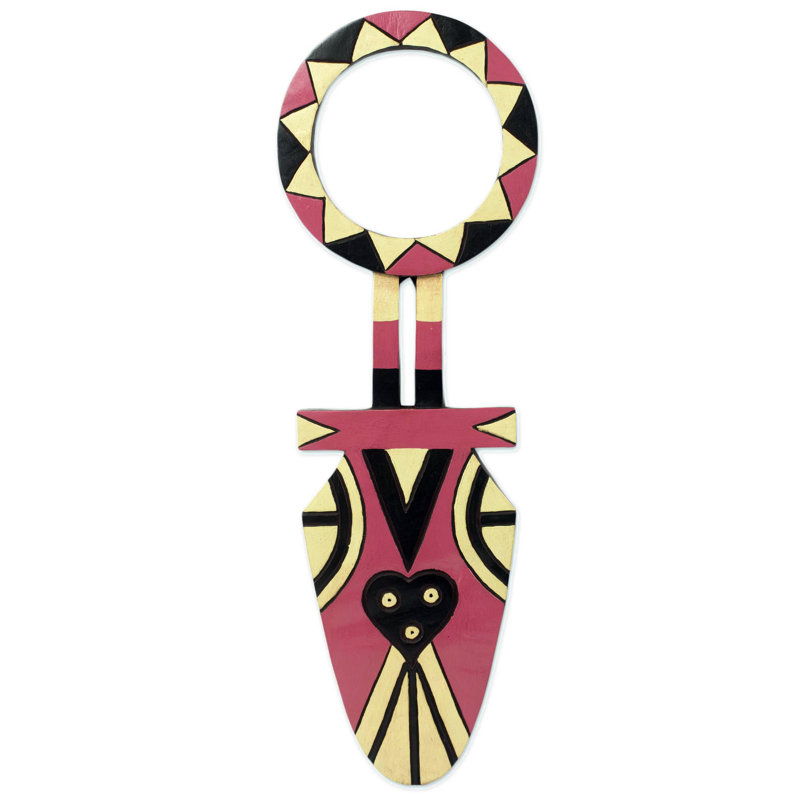 Masque de bois africain Nafana Pride