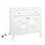 Meuble-lavabo de salle de bain 35,6 po Mid-Century
