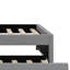 Lit plateforme tapissier avec lit gigogne-826299327