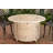 Deshong Fire Sense Aluminum Convertible Gas Fire Pit Table 55,000 BTU, Nylon Weather Cover & Clear Fire Glass-762757420-762757421