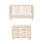 Lolly Crib And 6 Drawer Dresser, Washed Natural