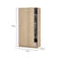Silvia Cloakroom Lansing, Bedroom Wardrobe With 2 Sliding Doors, Cabinet With Shelf And Clothes Hanger Bar-1340891728