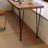 Brown+Black Rectangular Solid Wood+Iron  desk-471298668-471298659