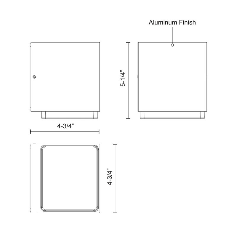 Sunset Aluminium LED Wall Light